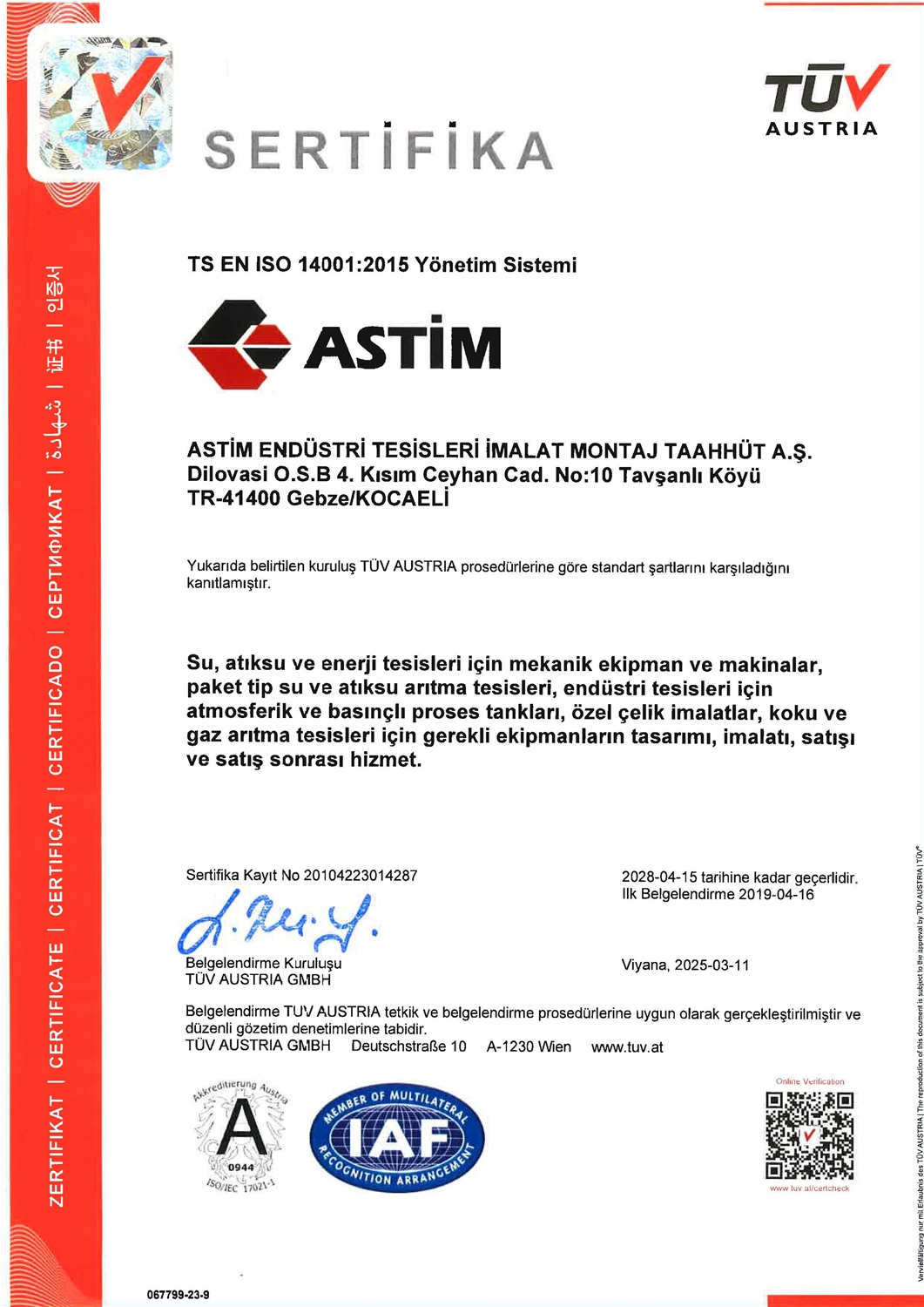  EN ISO 14001:2015