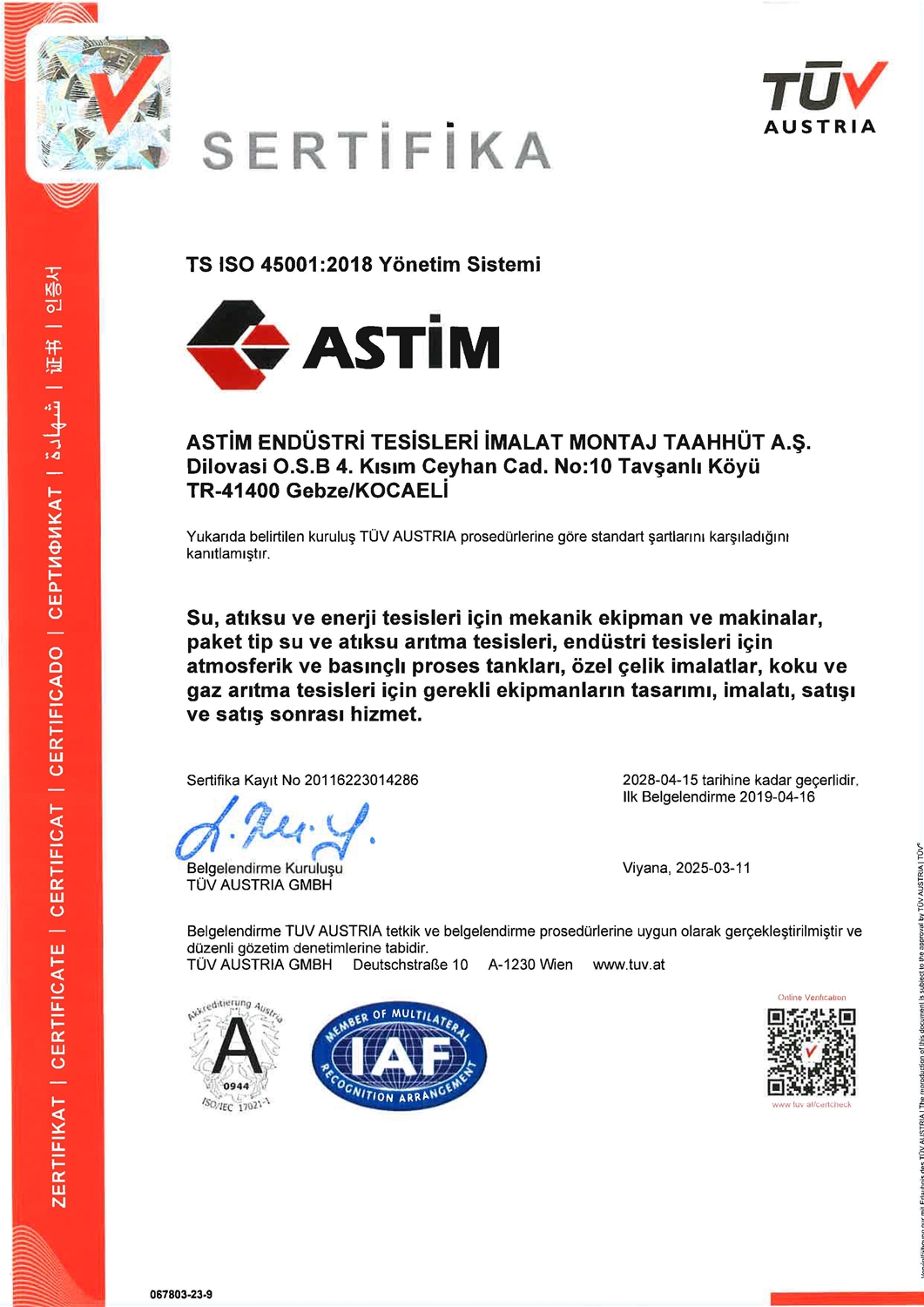  EN ISO 45001:2018