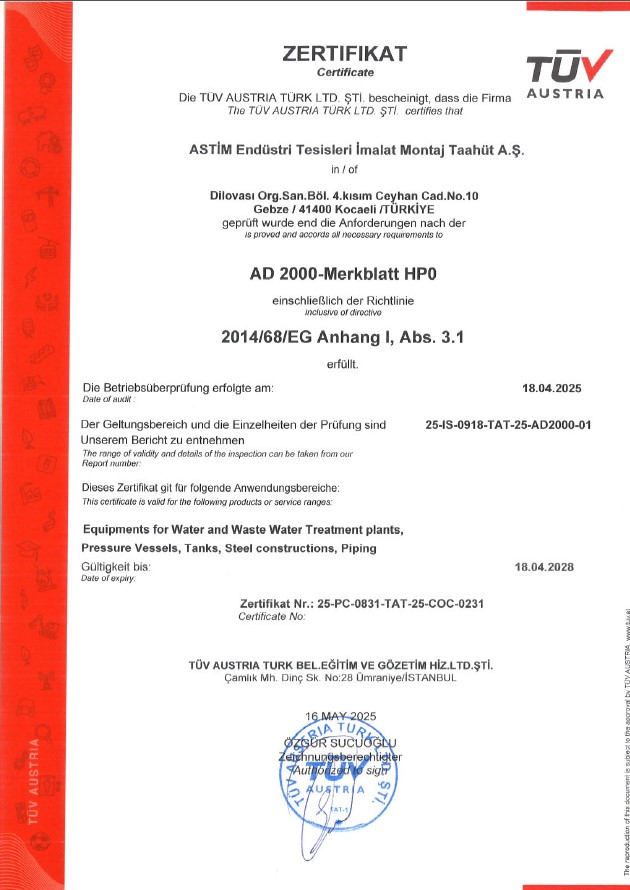 AD 2000 - Merkblatt HP0